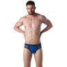 LEADER Slip en mesh LOADED Noir-Bleu